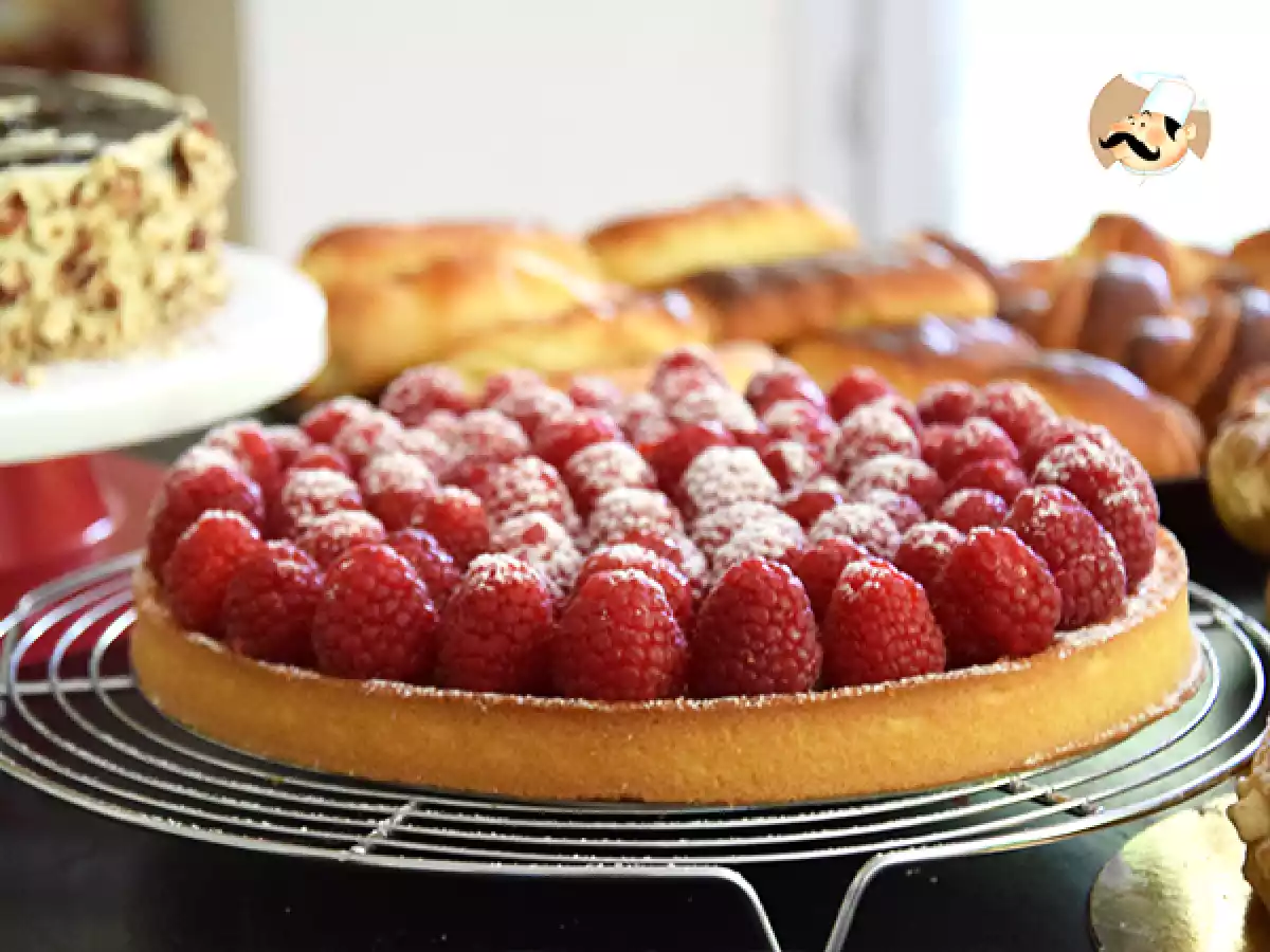 Himbeerkuchen (einfach und schnell) - foto 2