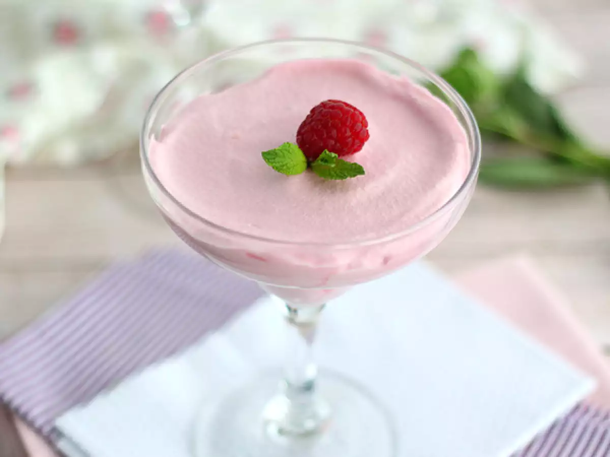 Himbeermousse