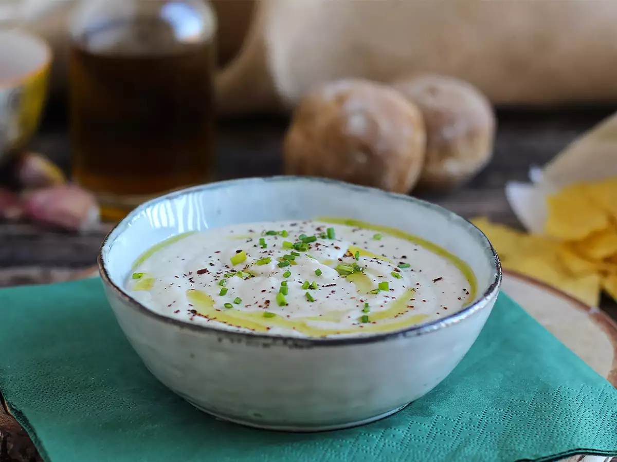 Hummus aus weißen Bohnen und Kokosmilch - foto 4