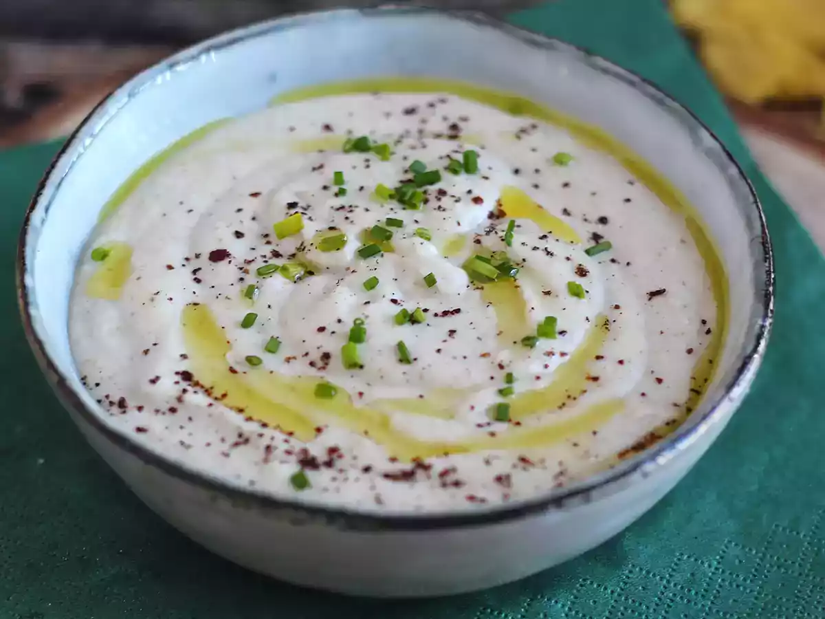 Hummus aus weißen Bohnen und Kokosnussmilch - foto 5