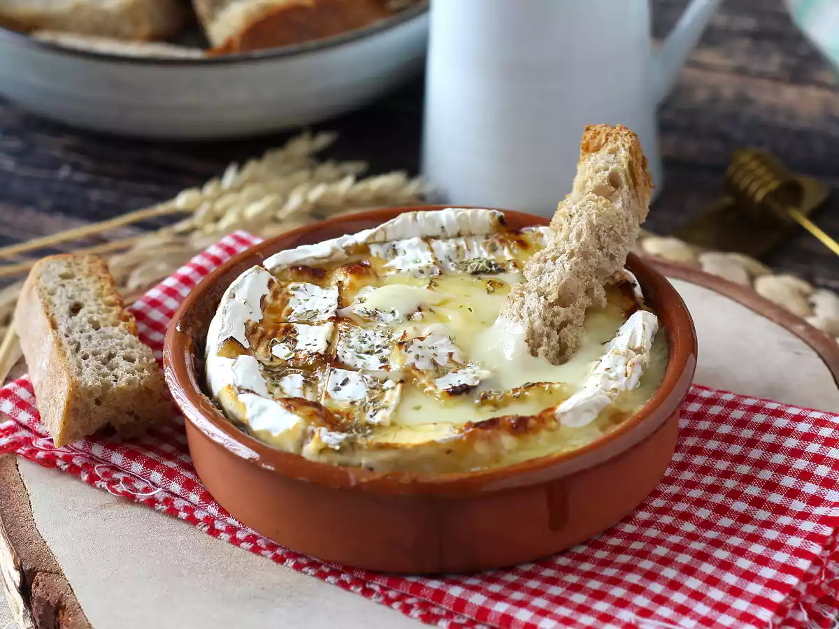 Rezept: camembert im air fryer, schön flüssig gebraten