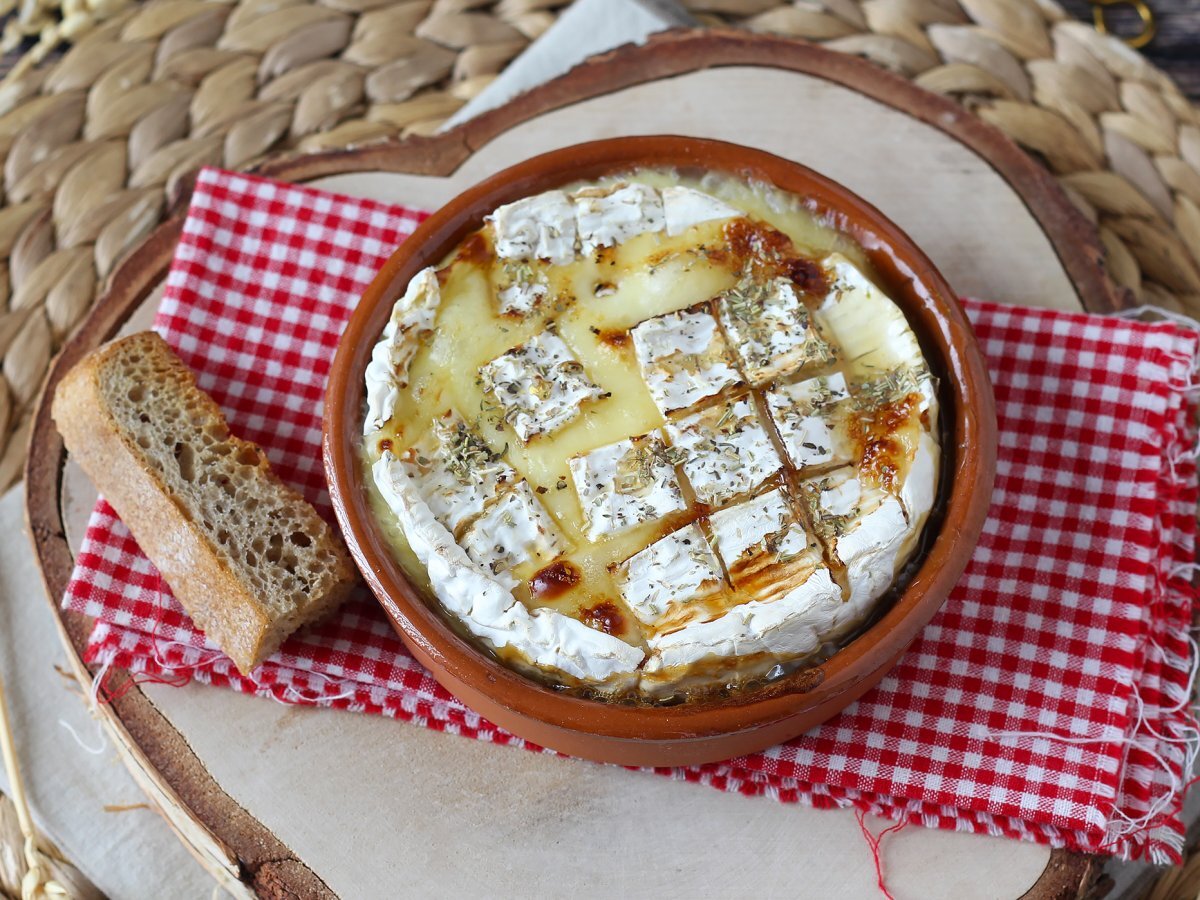 Rezept: camembert im air fryer, schön flüssig gebraten