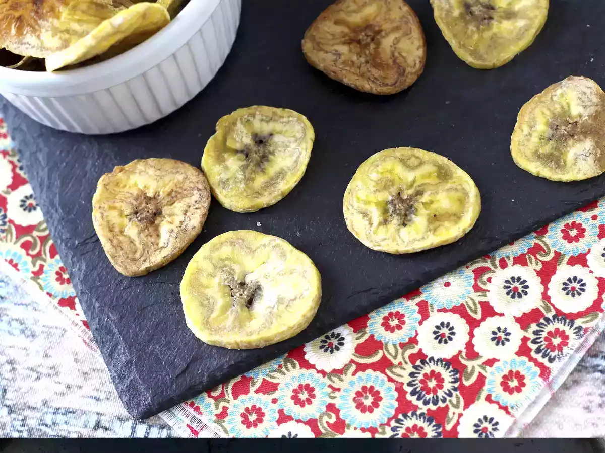 Im Ofen gebackene Kochbananenchips - foto 3