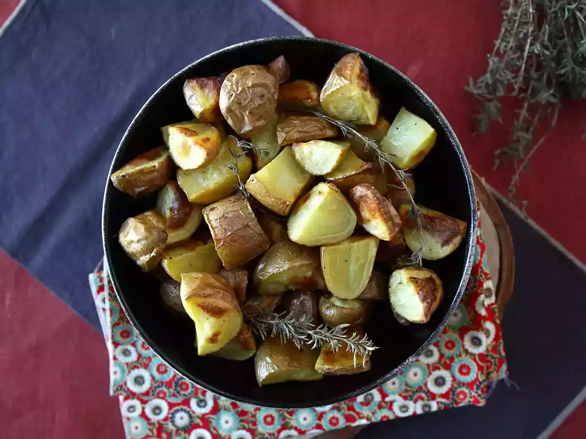 Im Ofen gebratene Kartoffeln, das klassische und unfehlbare Rezept - foto 5