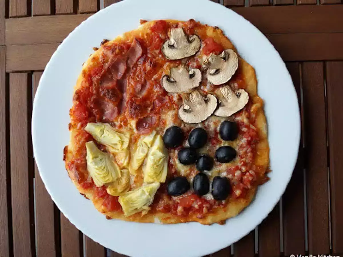 Immer wieder gut: Pizza (quattro stagioni)