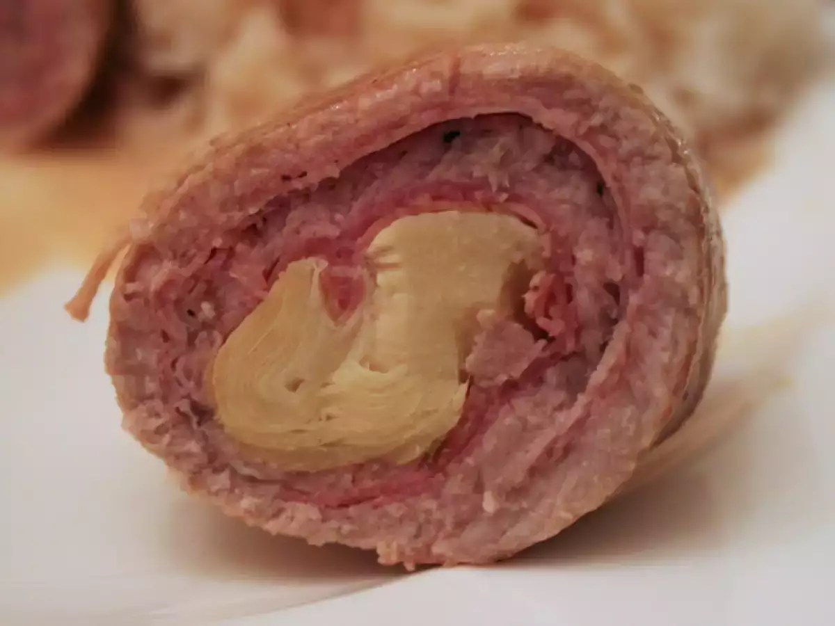 Involtini con carciofi e prosciutto cotto di Parma