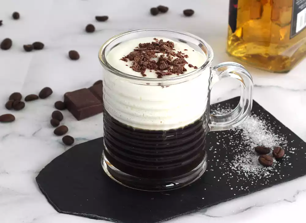 Irischer kaffee rezept mit whisky und sahne