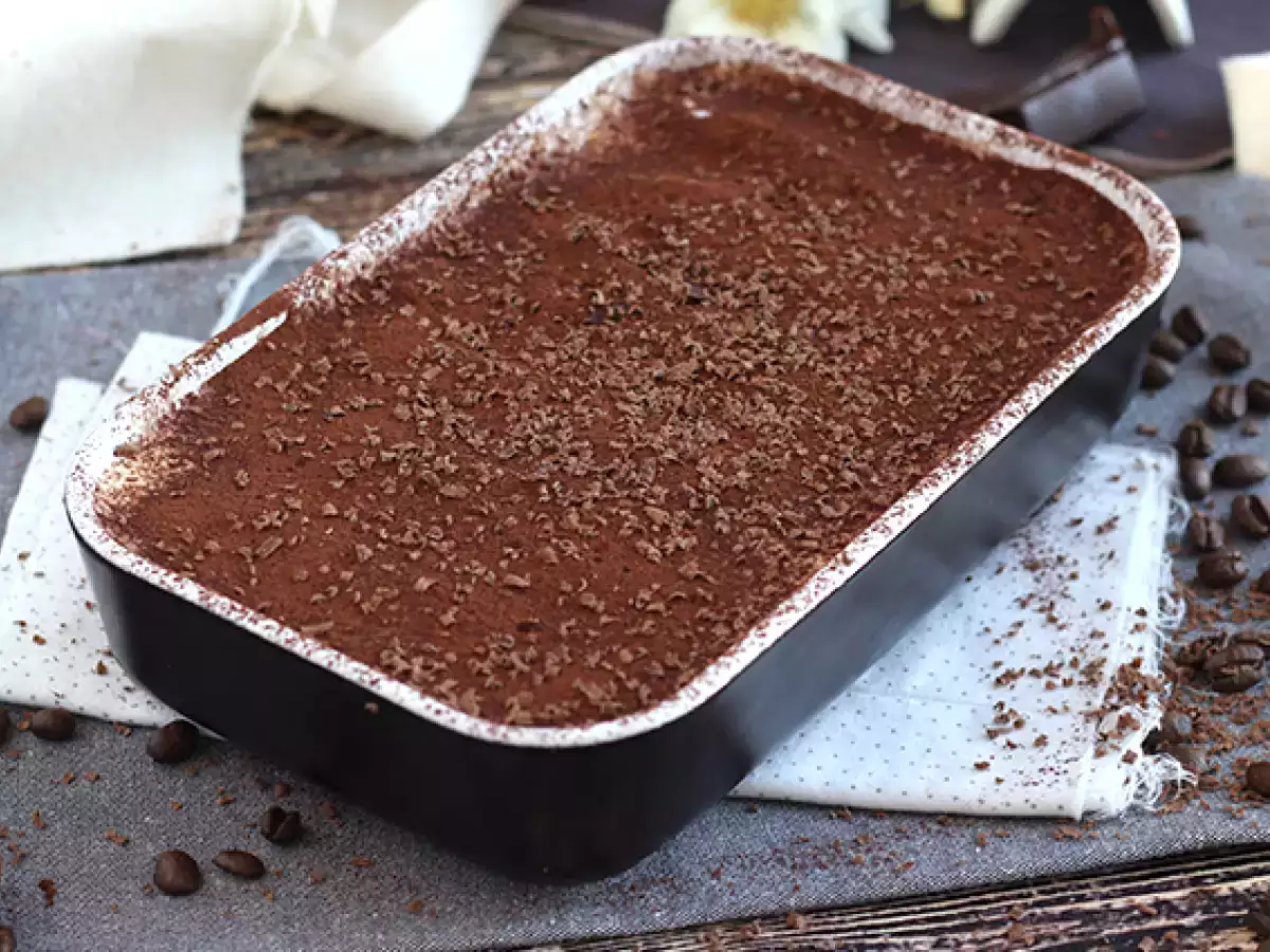 Italienisches Tiramisu : klassisches Rezept mit Mascarpone und Kaffee - foto 3