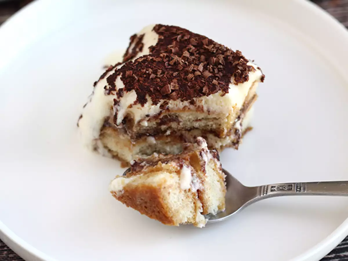 Italienisches Tiramisu : klassisches Rezept mit Mascarpone und Kaffee - foto 6
