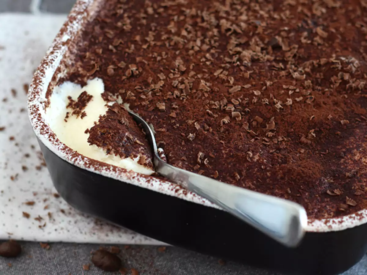 Italienisches Tiramisu : klassisches Rezept mit Mascarpone und Kaffee - foto 7