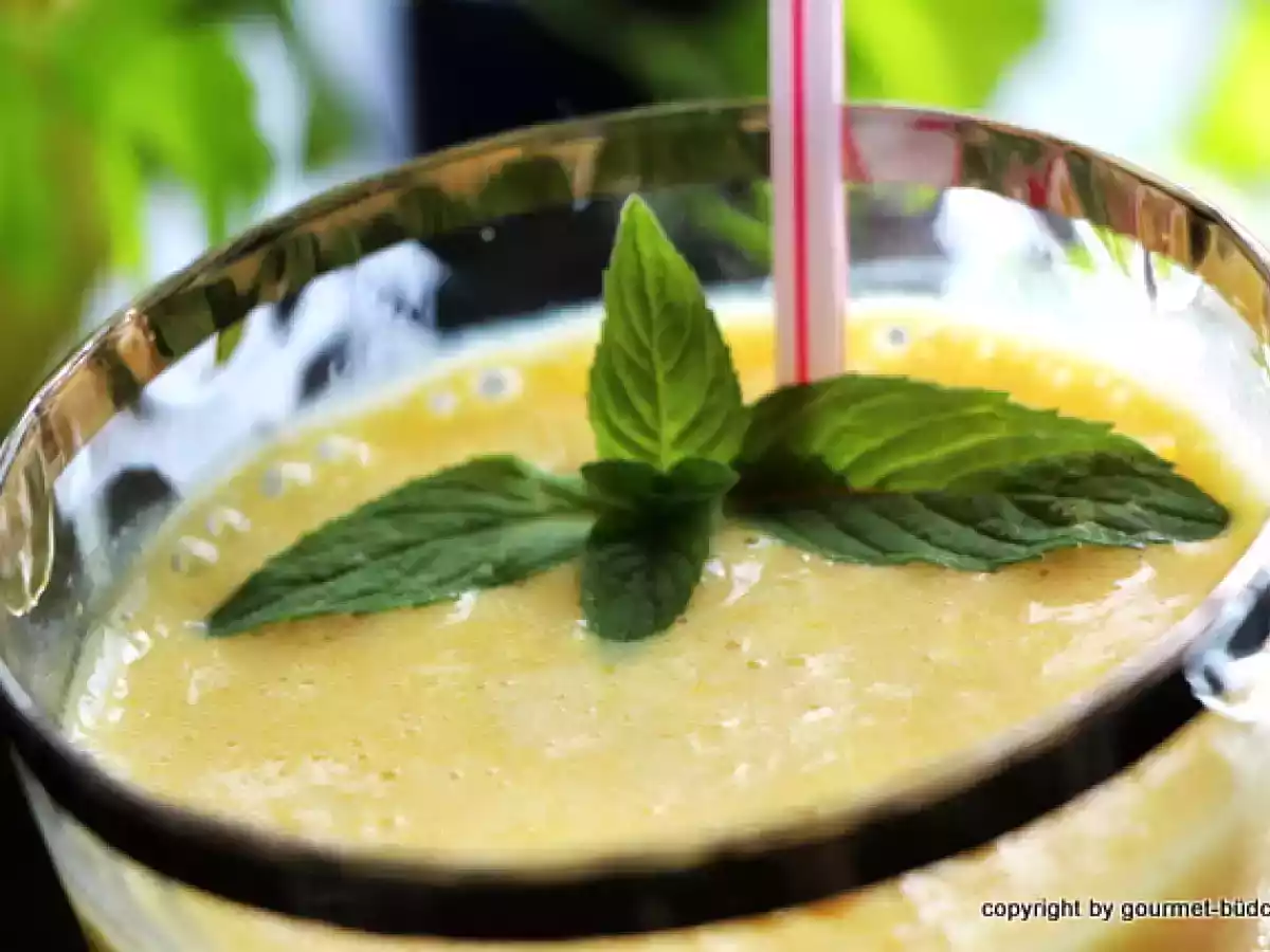 Jetzt was kühles helles, Safran-Orangen-Drink…