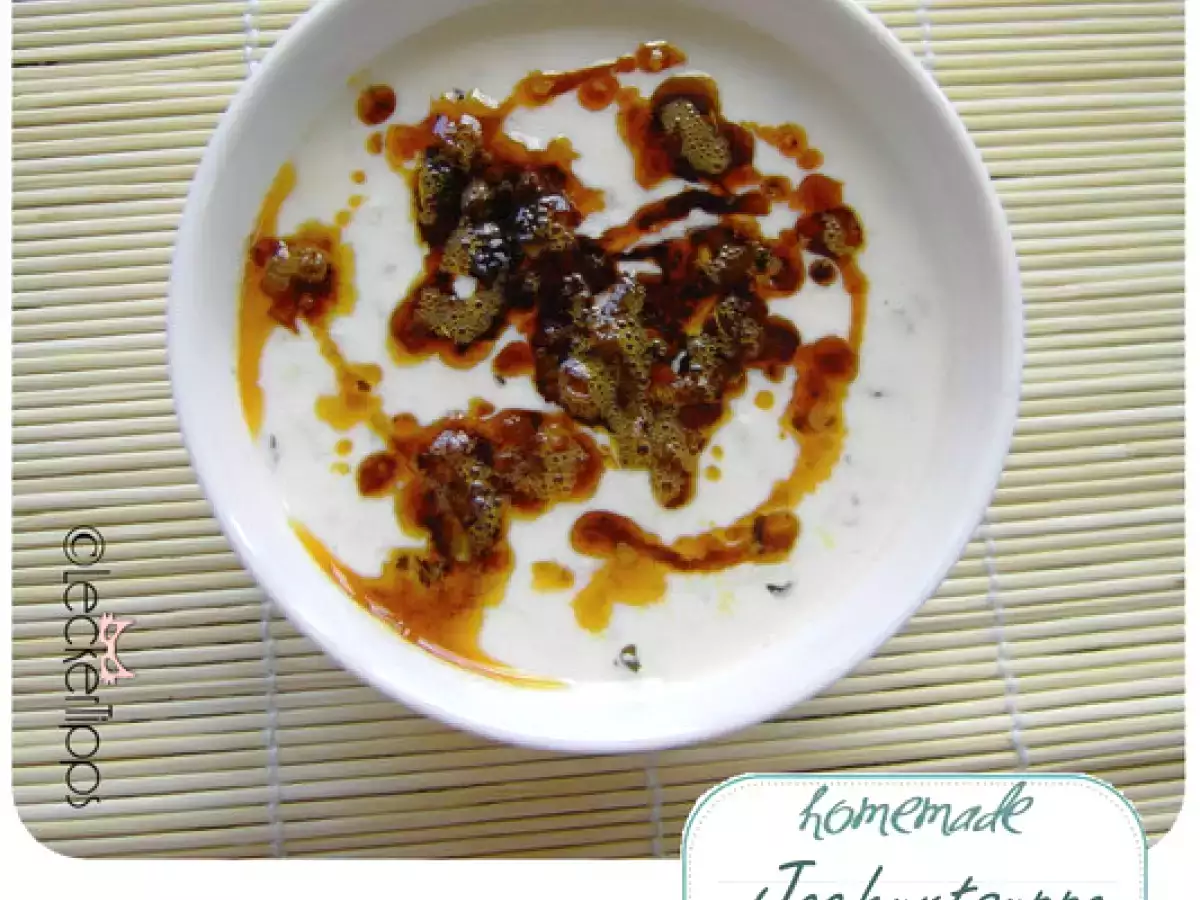 Joghurtsuppe - genau richtig für heiße Tage ...