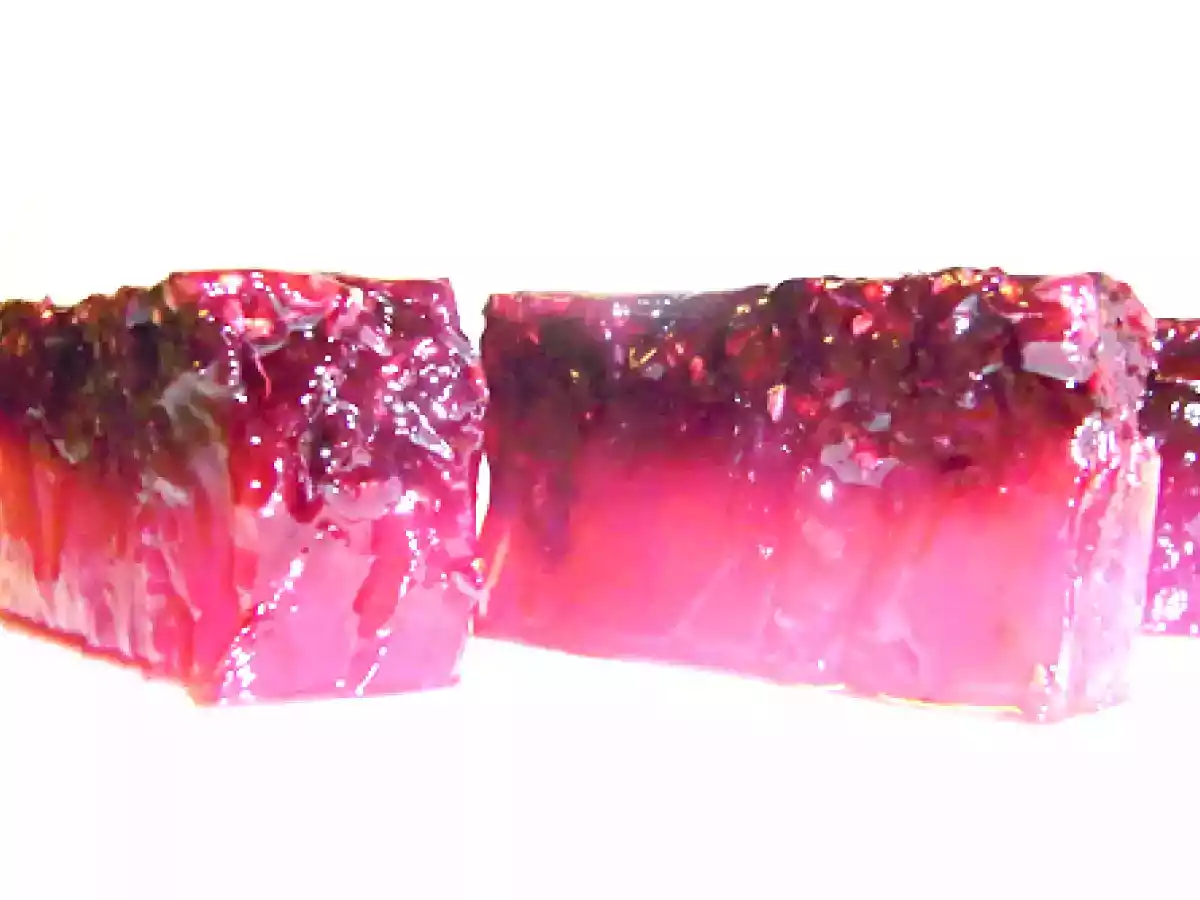 Johannisbeergelee-Dessert