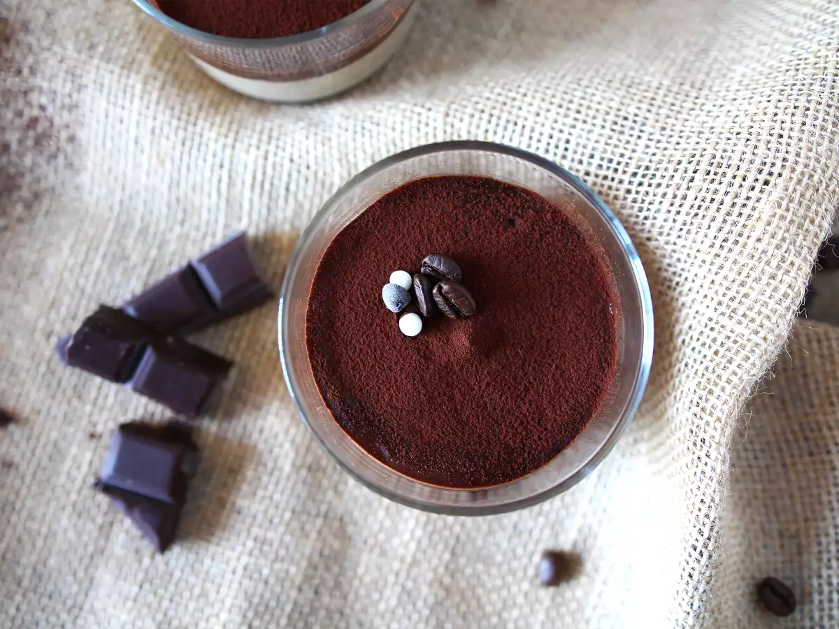 Kaffeecreme mit Ganache und Kakao - foto 4