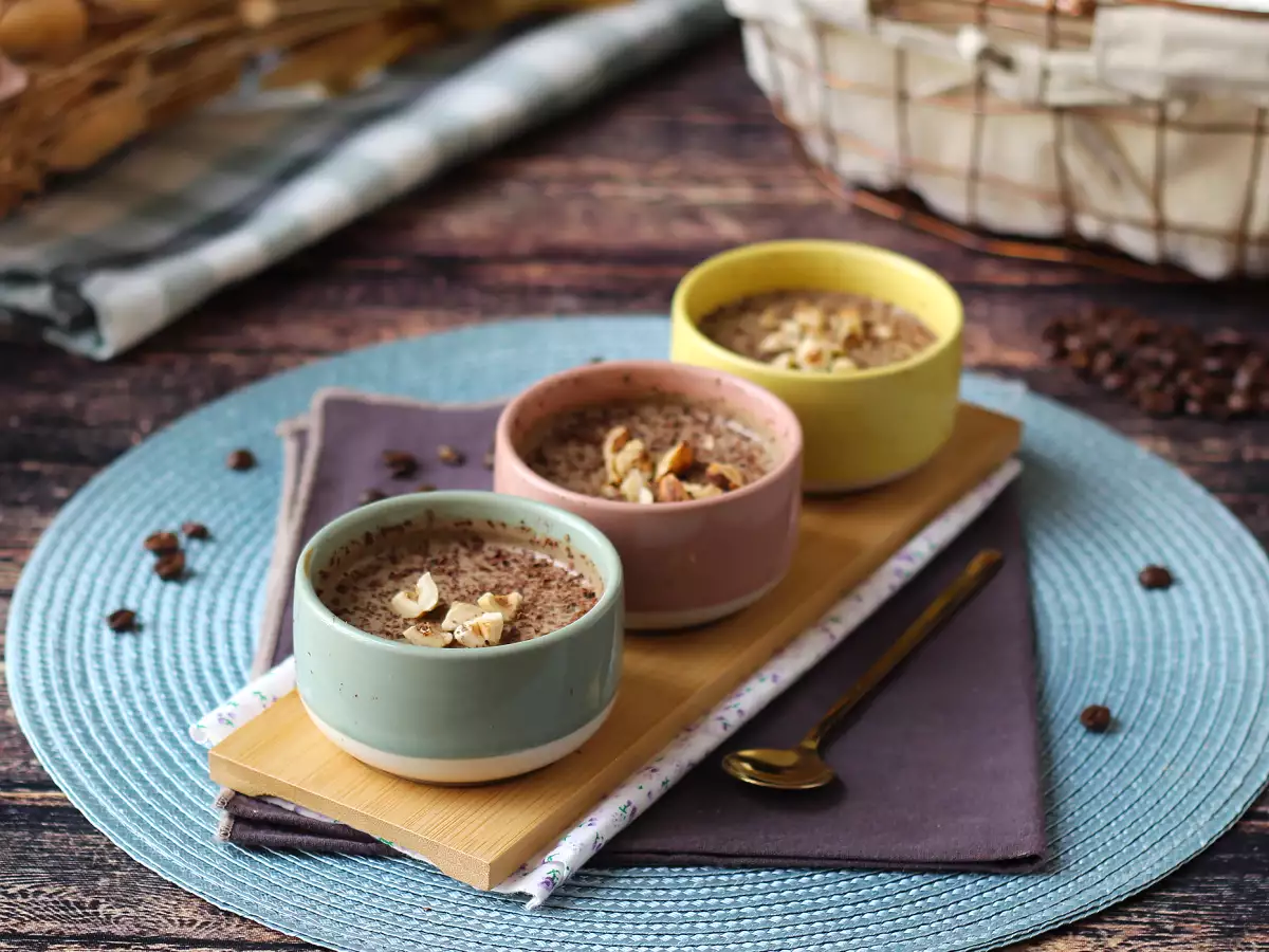 Kaffeemousse mit Seidentofu : nur 3 Zutaten, ohne Ei und Sahne - foto 2
