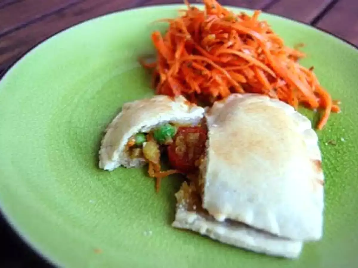 Kartoffel-Curry Teigtaschen