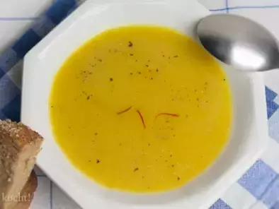 Kartoffel-Safran Suppe