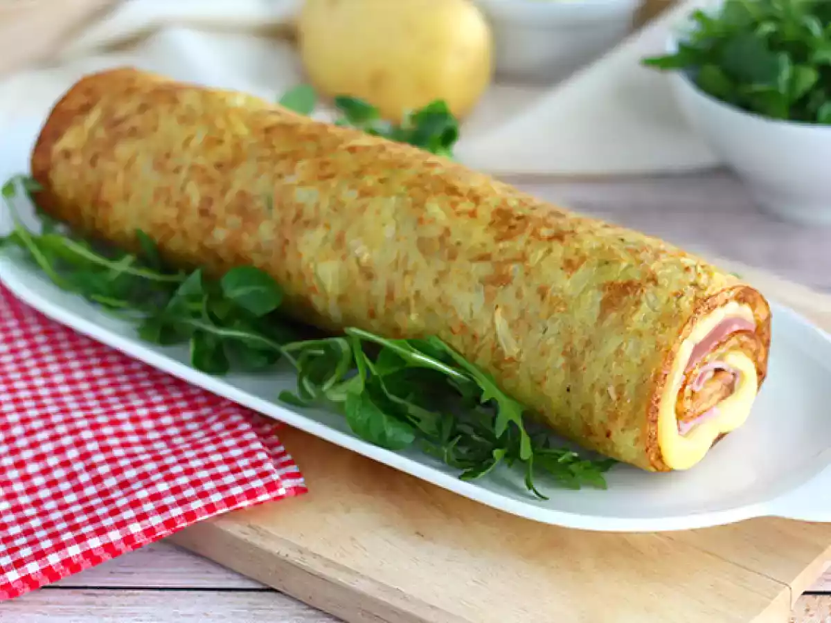 Kartoffelbrötchen mit Raclette de Savoie und Schinken - foto 2