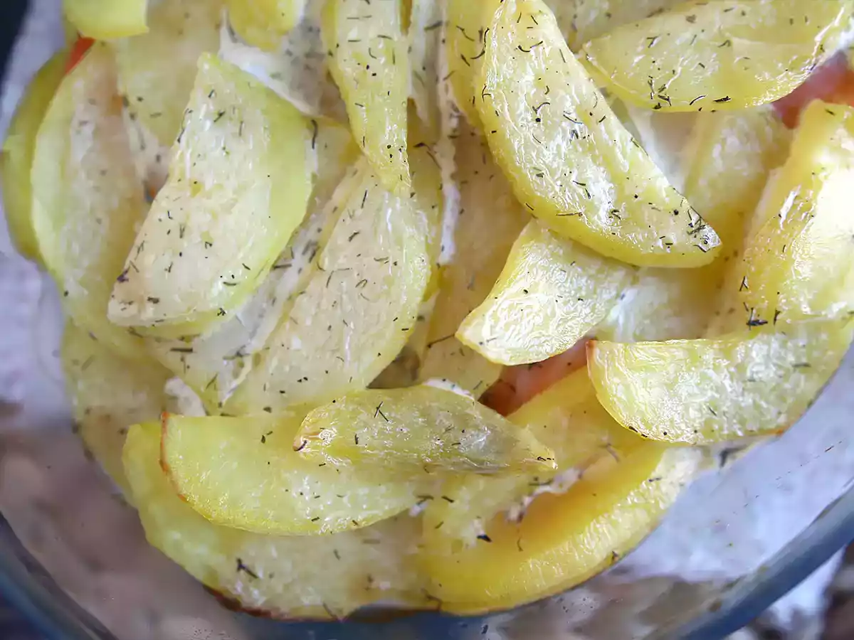 Kartoffelgratin mit Räucherlachs! - foto 2