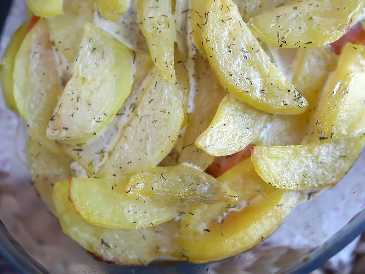 Kartoffelgratin mit Räucherlachs – gelingt immer! - foto 2