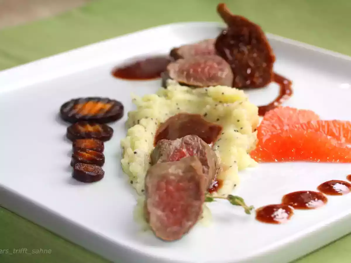 Kartoffelschnee mit Mohn