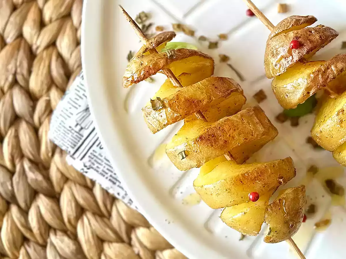 Kartoffelspirale am Stiel, die kinderleichte Technik ohne Maschine - foto 4