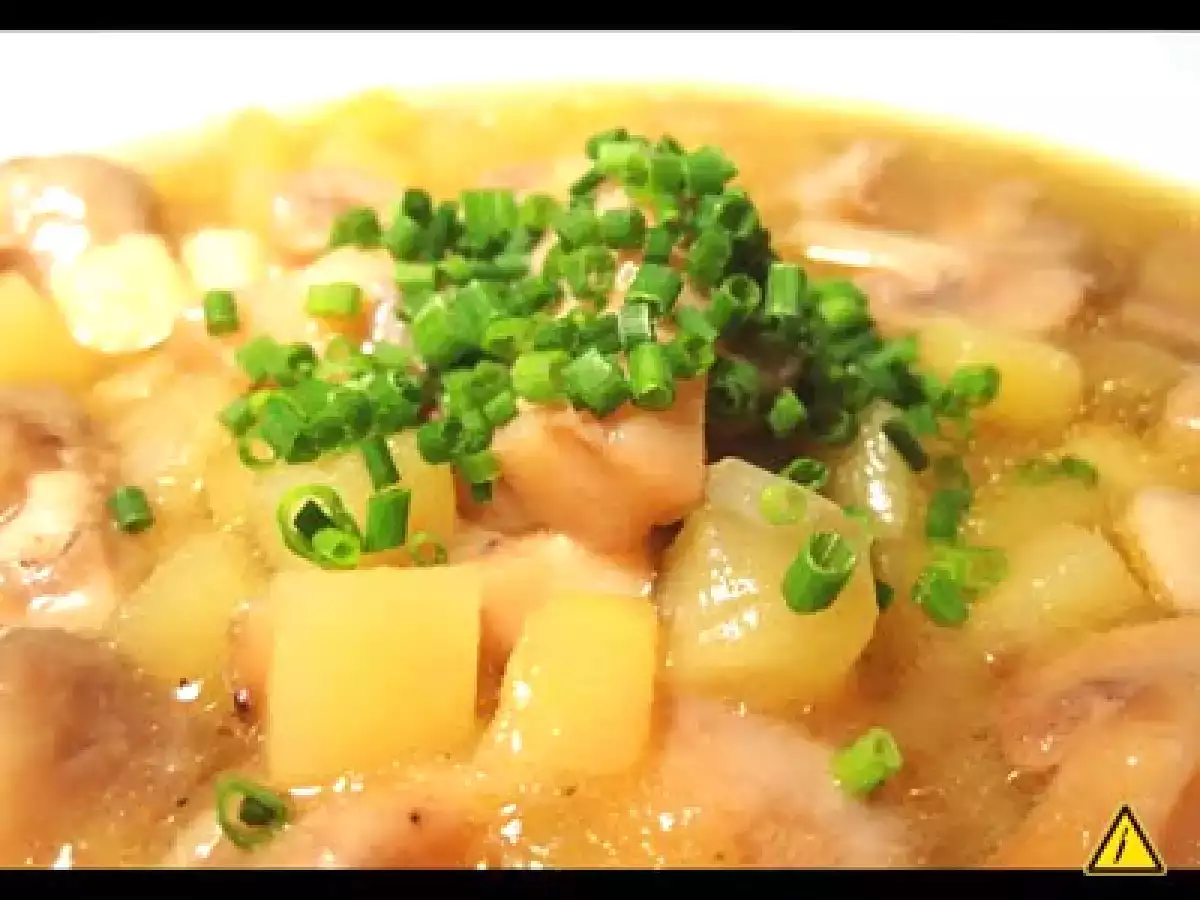 Kartoffelsuppe mit Champignons