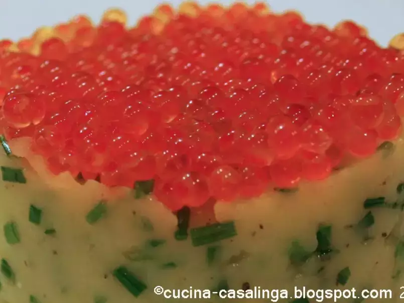 Kartoffeltörtchen mit Kaviar in Limettensauce - foto 2