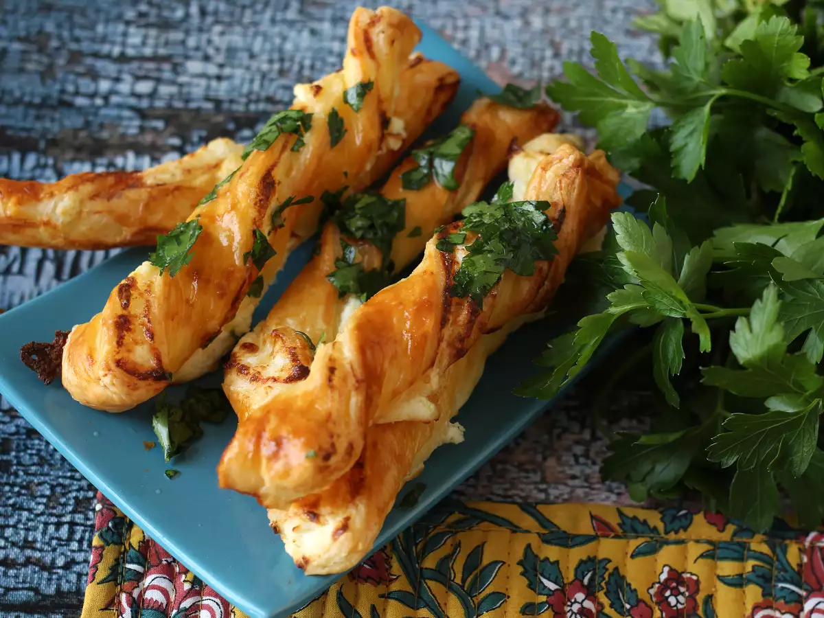 Käse-Blätterteigstangen aus dem Airfryer - foto 5