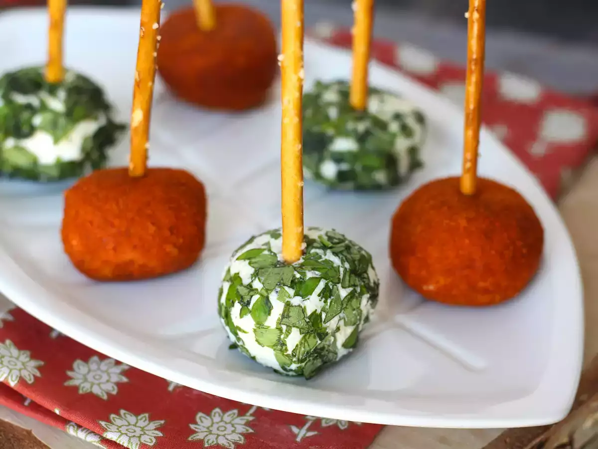 Käsebällchen zum Aperitif - foto 5