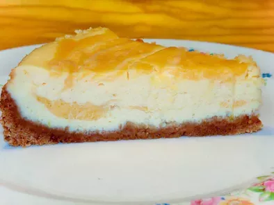 Käsekuchen mit Zitronencreme (Lemon Curd Cheese Cake)