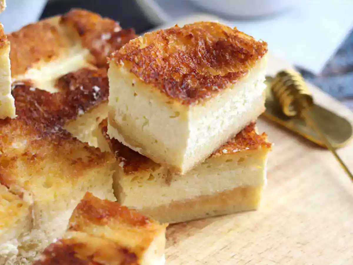 Käsekuchen-Riegel mit französischem Toast - foto 4