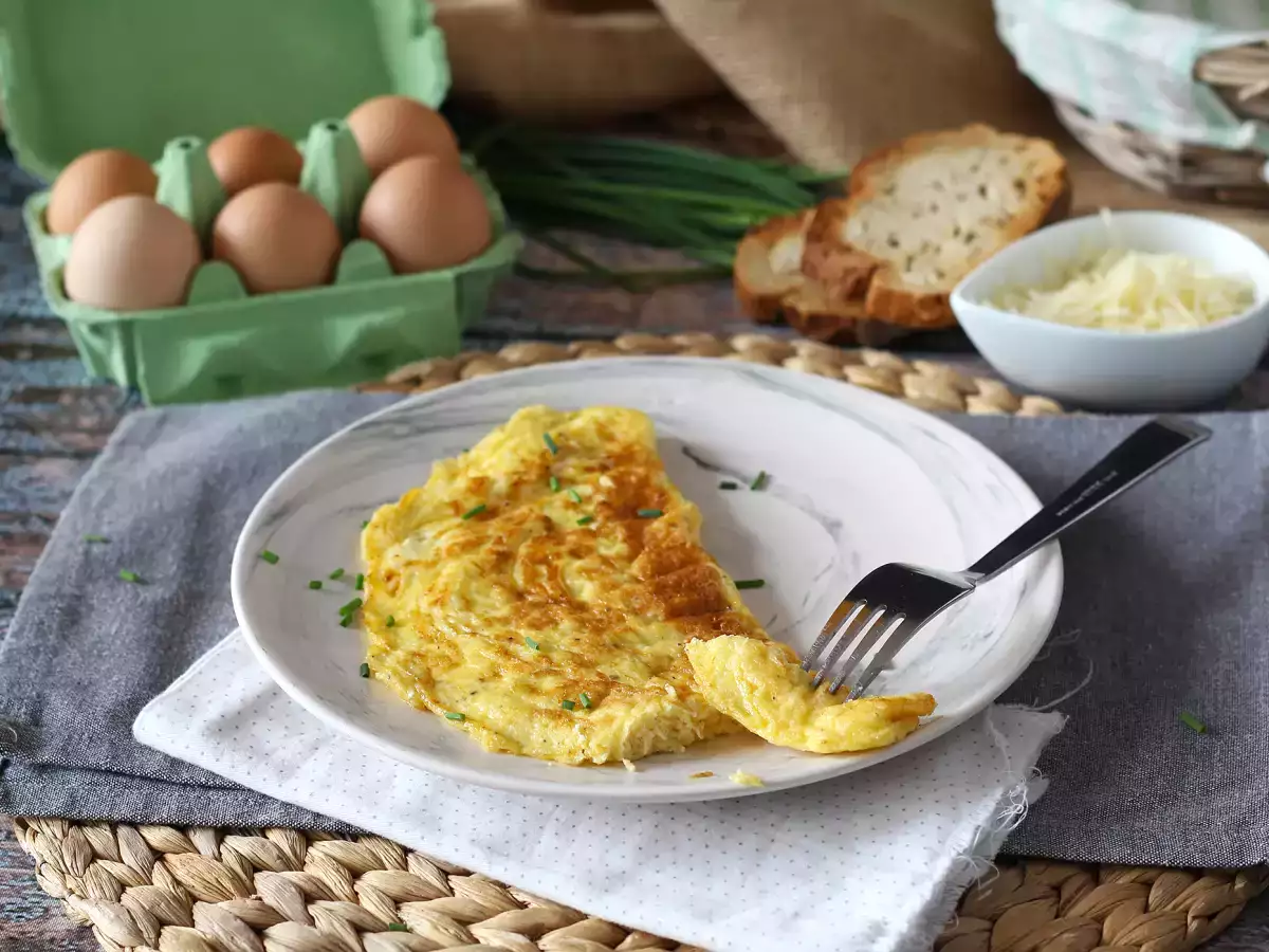 Käseomelett: das schnelle Rezept in nur 5 Minuten!