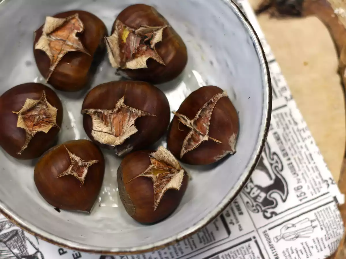 Kastanien aus der Mikrowelle, fertig in nur 7 Minuten! - foto 2