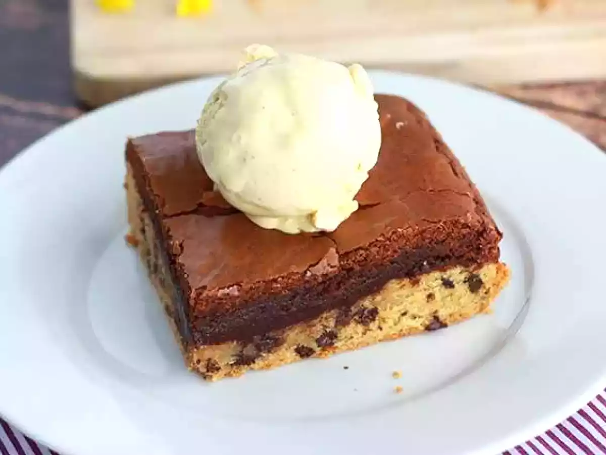 Keks- und Browniekuchen, perfekt für einen Snack! - foto 4