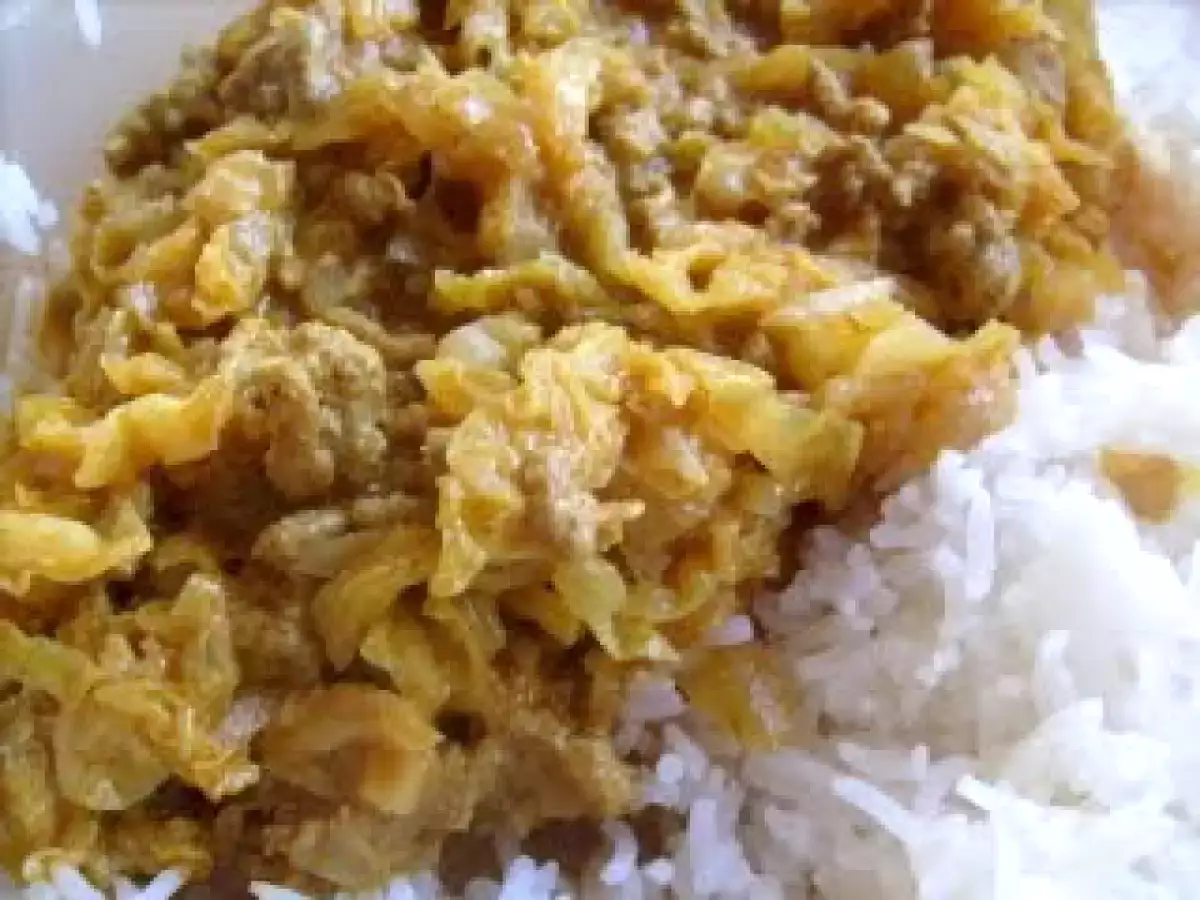Kheema Curry mit Wirsing