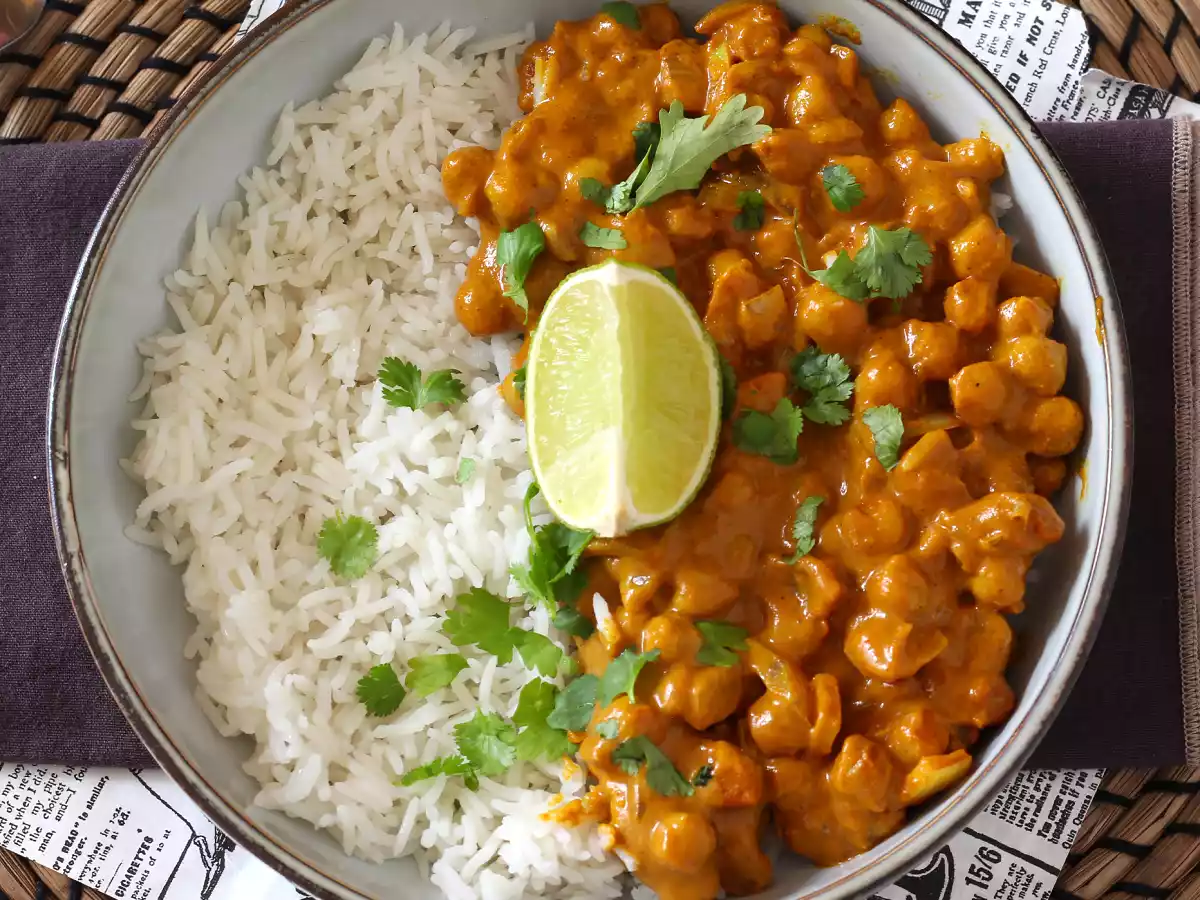 Kichererbsen-Curry, das vegane Super-Gourmet-Rezept - foto 4