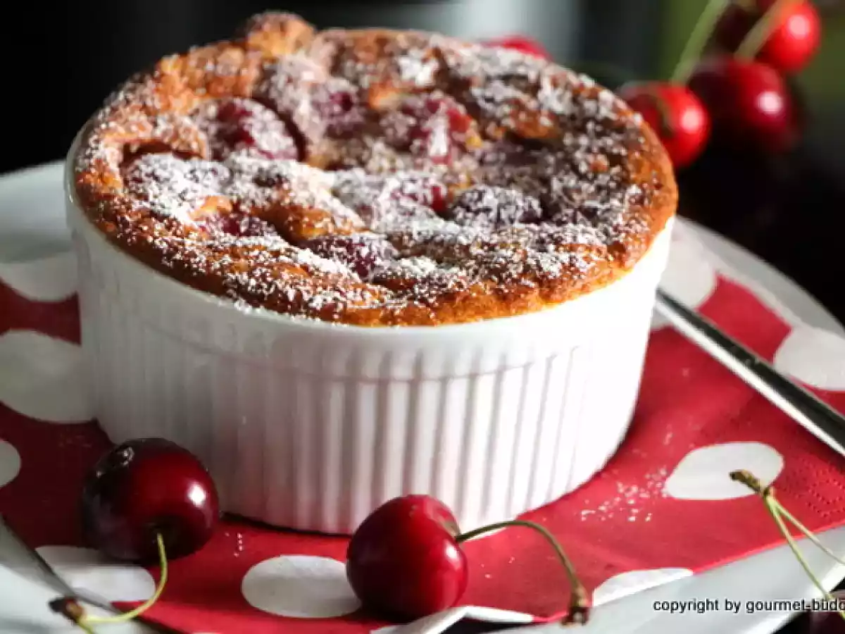 Kirschenschwämme versteckt im Quarkreisauflauf…