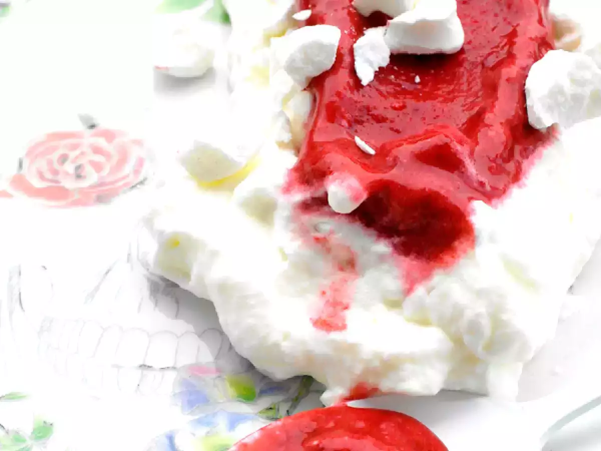 Kirschsorbet Knuspersahne