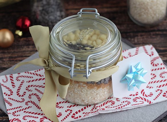 Rezept für milchreis mit zartbitter- und weißer schokolade Rezept für milchreis mit zartbitter- und weißer schokolade