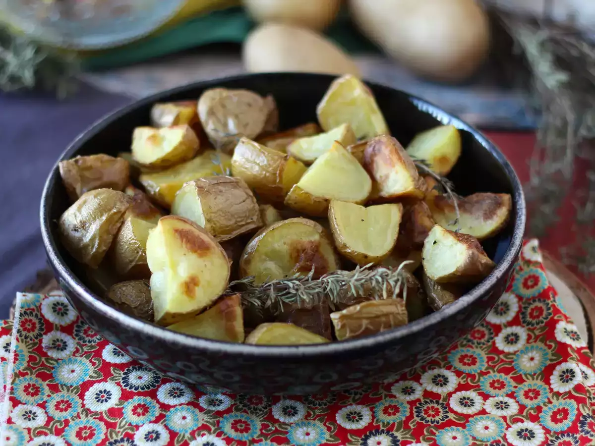 Klassische Ofenkartoffeln: einfaches und gelingsicheres Rezept