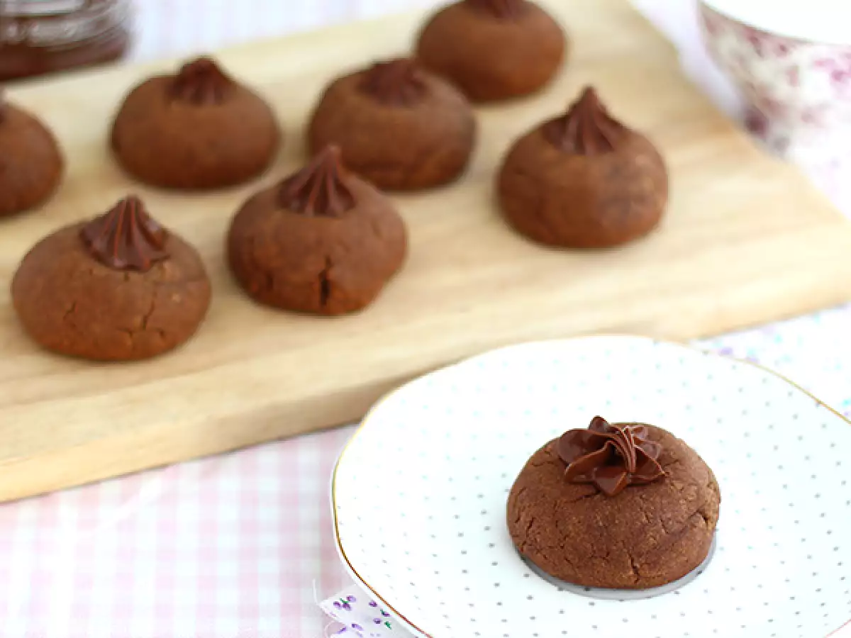 Kleine Kekse mit Nutella - foto 3