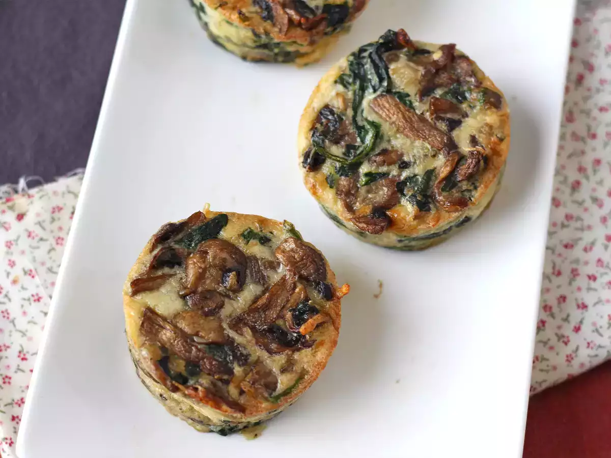Kleine Spinat-Champignon-Flans - foto 2