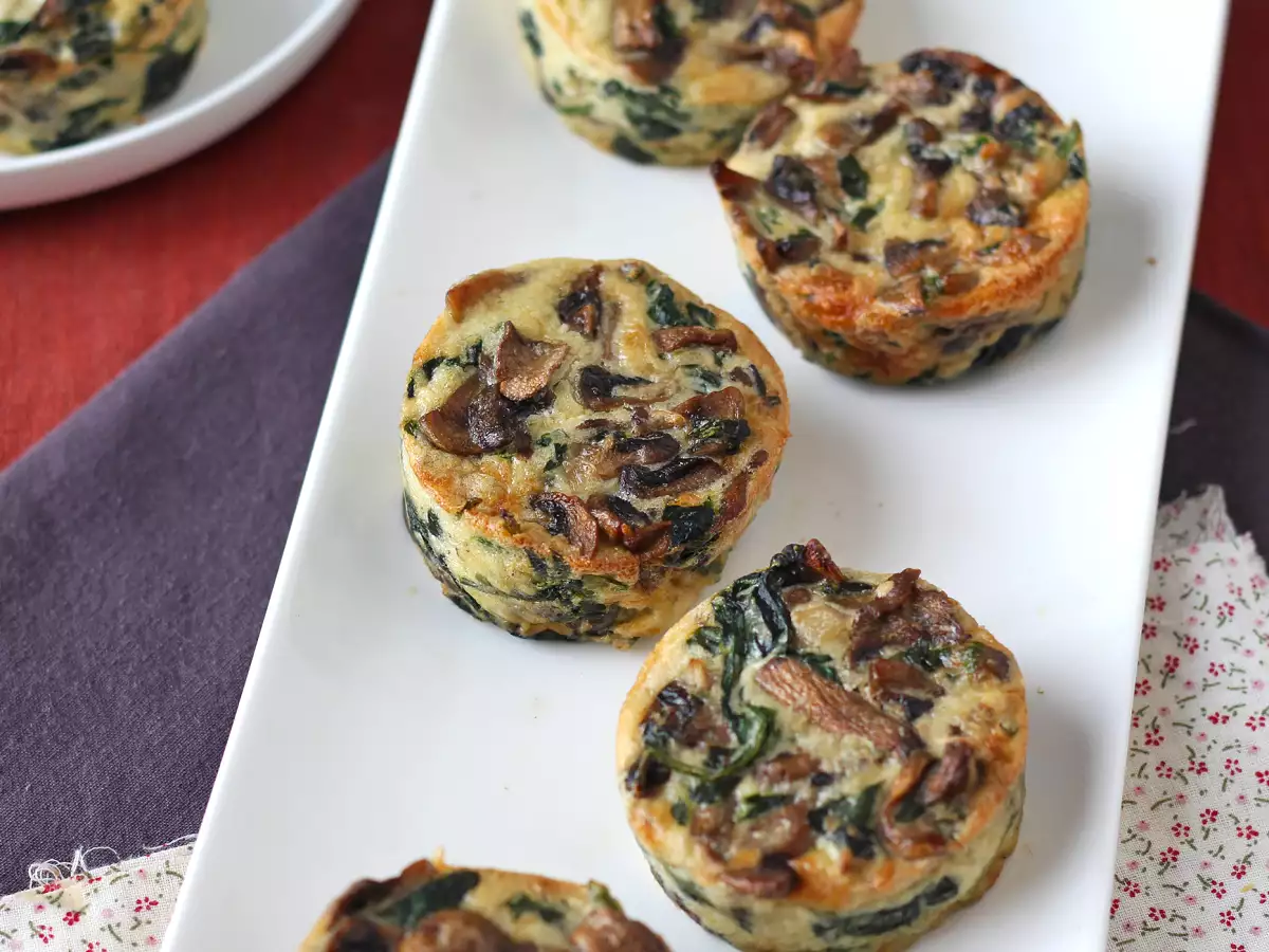 Kleine Spinat-Champignon-Flans - foto 6