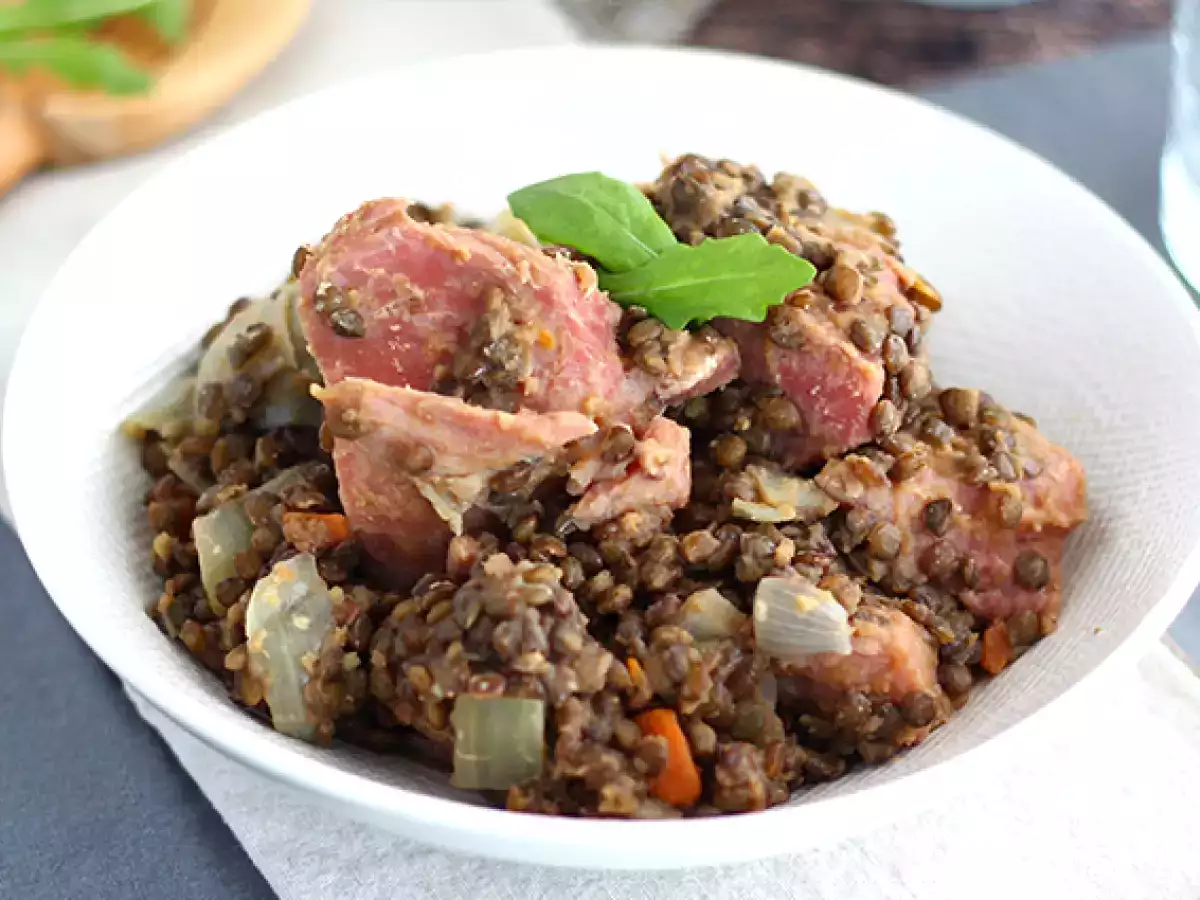 Kleines Bohnenkraut mit Linsen - foto 2