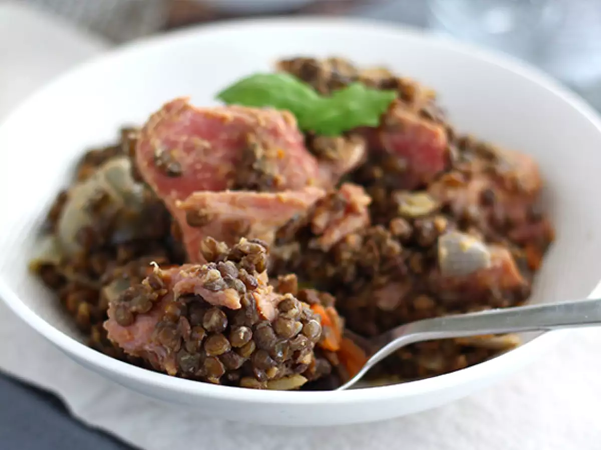 Kleines Bohnenkraut mit Linsen - foto 4