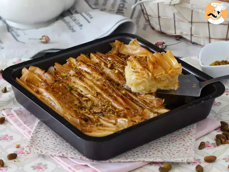 Knisterkuchen, der super knusprige und einfach zuzubereitende Kuchen – Easy Turkish Laz Borek, foto 2