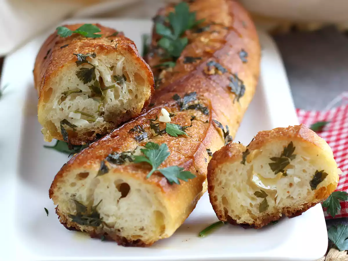 Knoblauch-Petersilie-Brot - foto 3