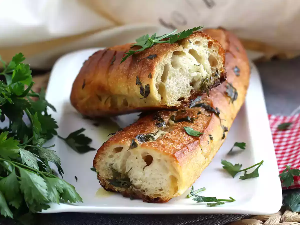 Knoblauch-Petersilie-Brot - foto 5