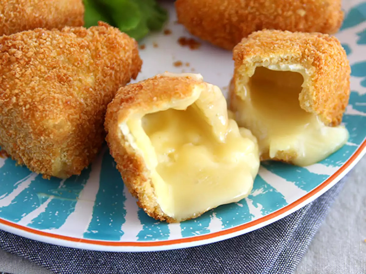 Knusprig panierter Camembert mit zartschmelzendem Kern - foto 4